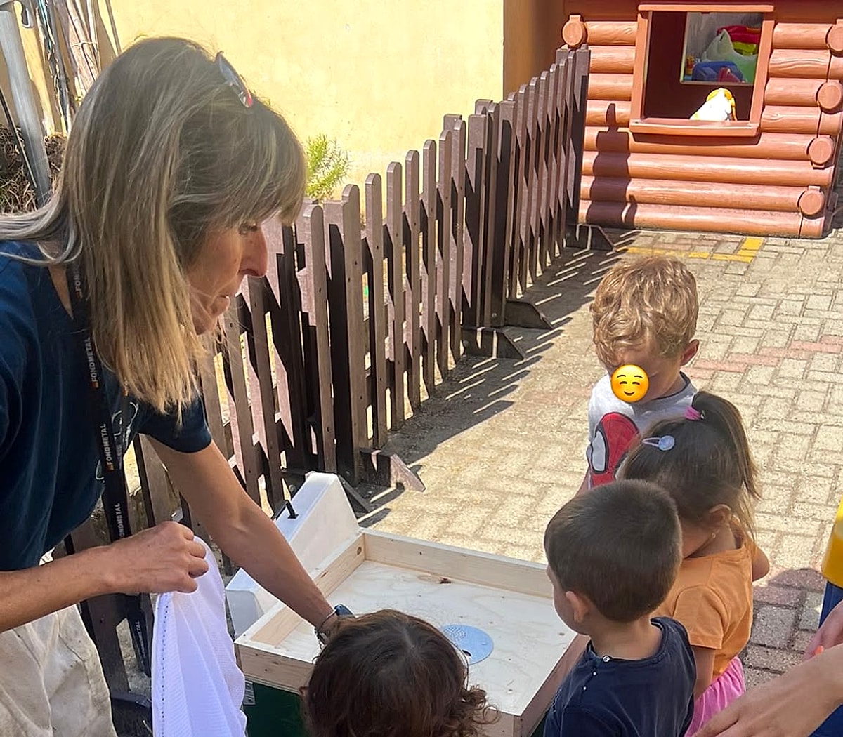 Spiegazione del funzionamento dell'arnia ai bambini